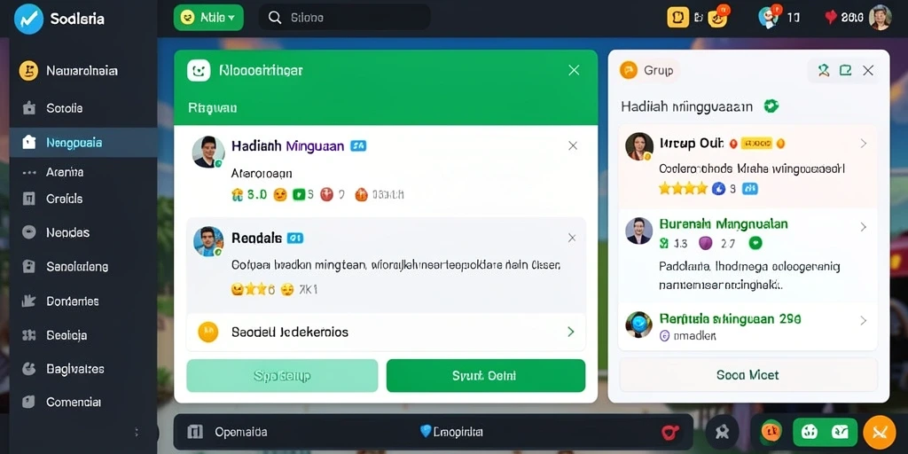 Tampilan antarmuka yang bersih dan intuitif.