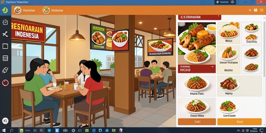 Tampilan utama ARISTA88 dengan menu navigasi yang intuitif.
