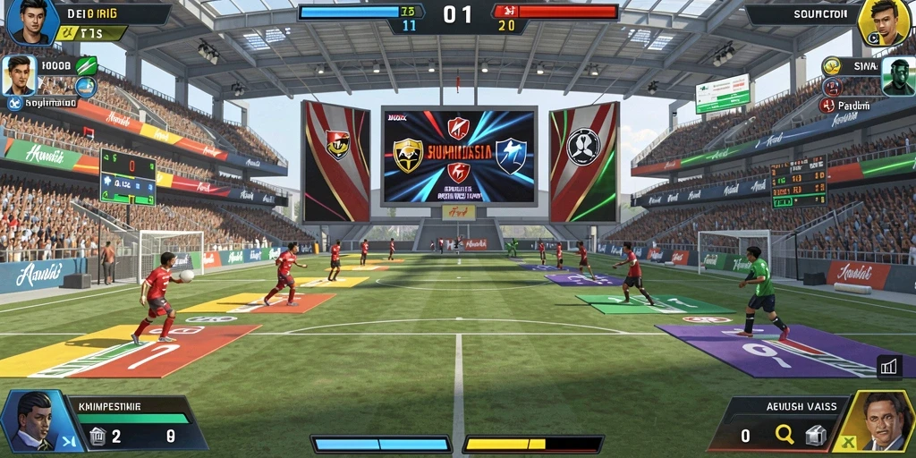 Tampilan awal yang mengesankan dengan grafis menakjubkan.