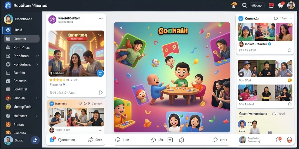 Tampilan awal yang menarik dan user-friendly.