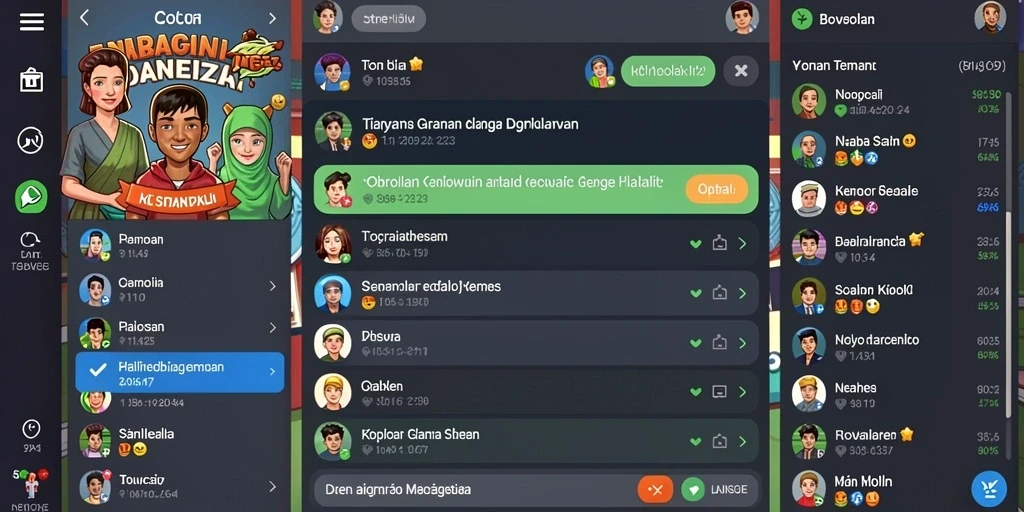 Gambar menampilkan pemandangan indah dalam permainan.