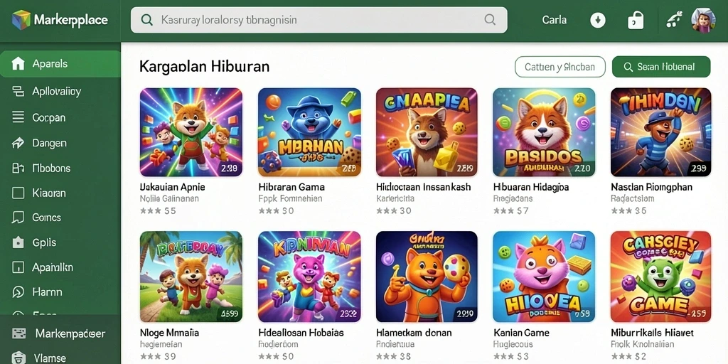 Tampilan antarmuka yang menarik dan user-friendly.