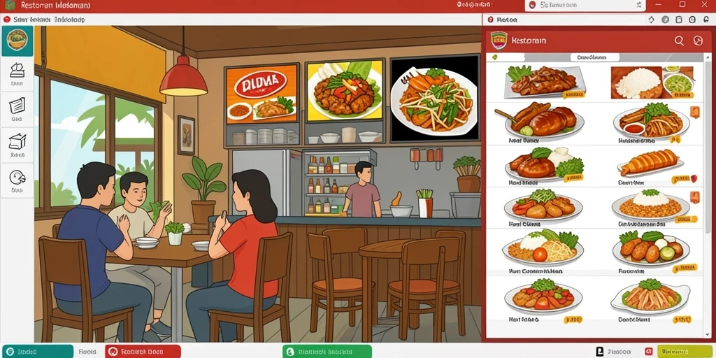 Screenshot menunjukkan aksi karakter dalam pertempuran seru.