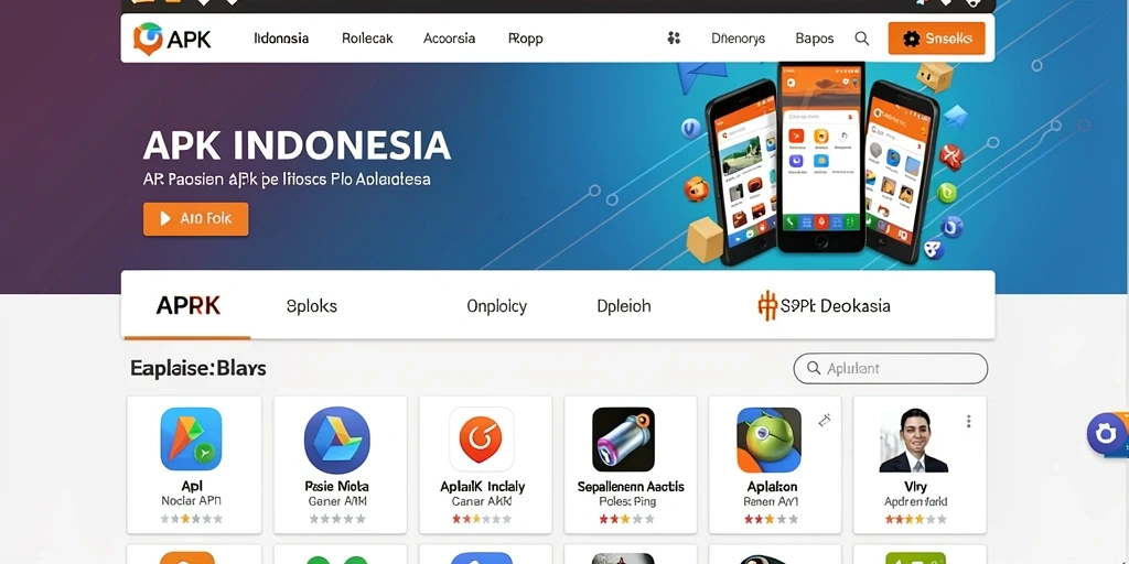 Tampilan utama yang menarik dari aplikasi OKJKT.