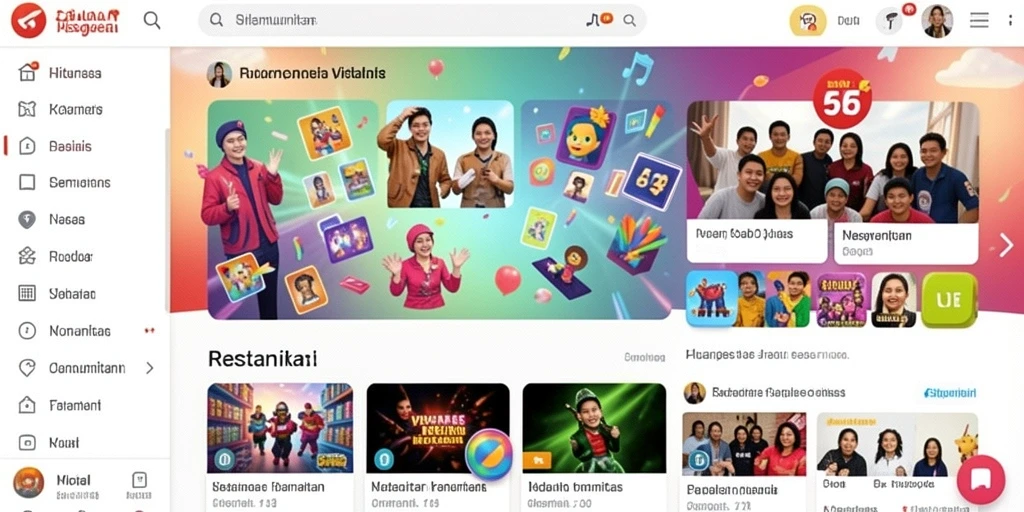 Tampilan utama aplikasi yang menarik dan intuitif.